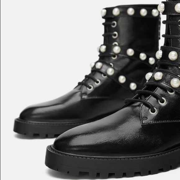 boots perles zara